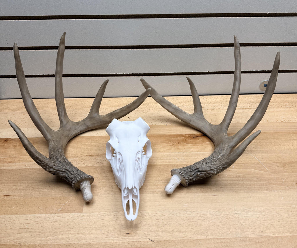 3D Printed Faux Deer Mount – Rustic Wall Decor