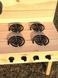 Mud Kitchen Electric Stove Burner and Knobs, Kids Pretend Play, Montessori Outdoor Play Accessories