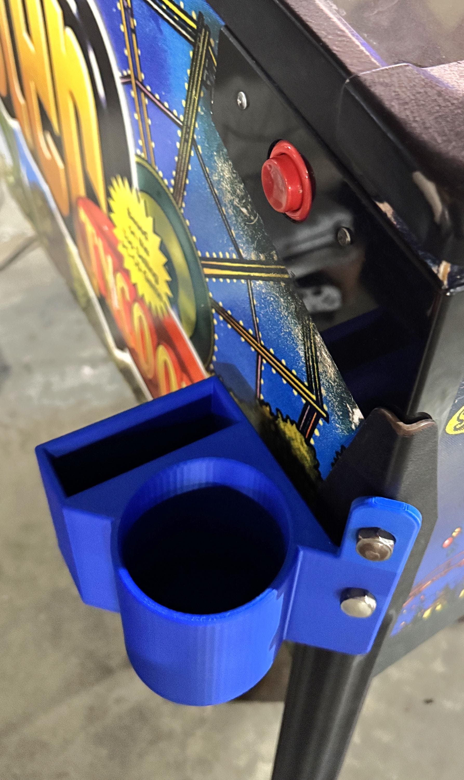 Pinball Drink & Phone Holder - Multiple Color Options, Universal Fit, Durable Design