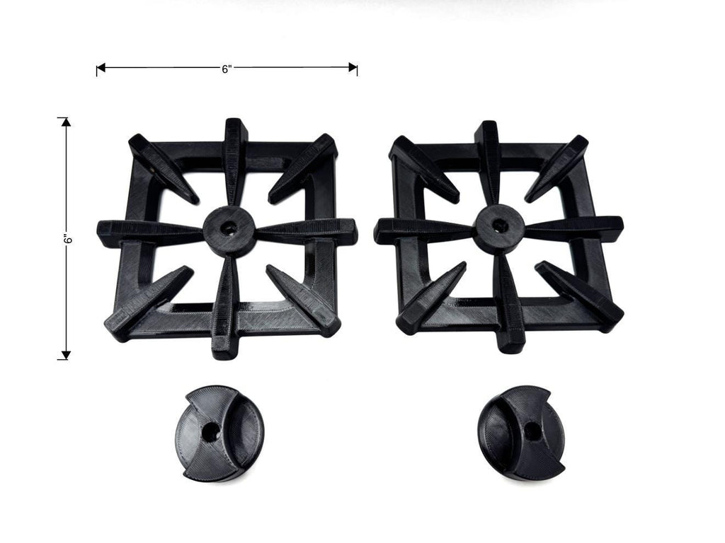 Mud Kitchen Grill Burner and Knobs, Kids Pretend Play, Montessori Outdoor Play Accessories