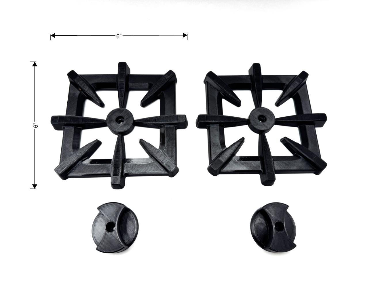Mud Kitchen Grill Burner and Knobs, Kids Pretend Play, Montessori Outdoor Play Accessories